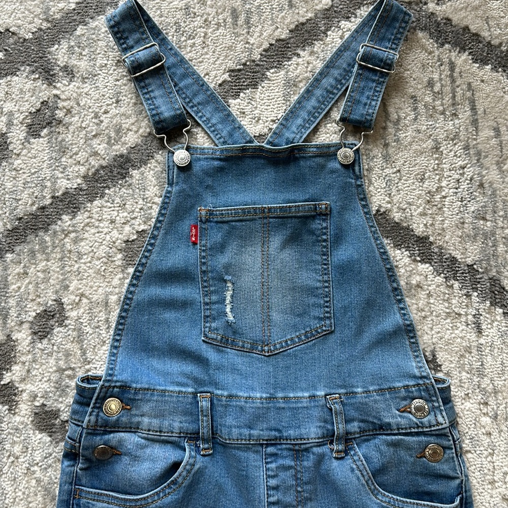 Levi's Blue Denim Kids Overalls